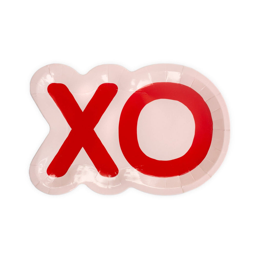 XOXO Shaped Plates (8ct)