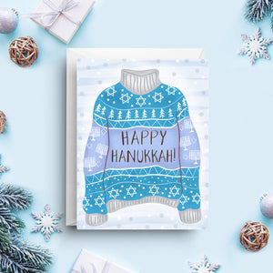 Hanukkah Sweater Card