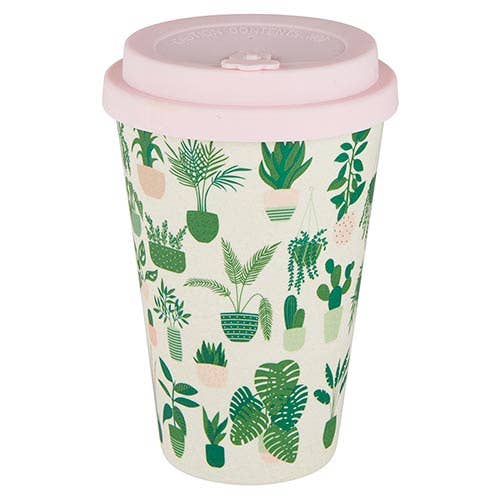 Bamboo To Go Coffee Cup - Plants