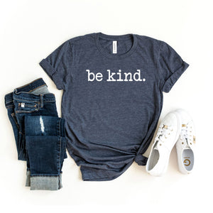 Navy Be Kind Short Sleeve Graphic Tee