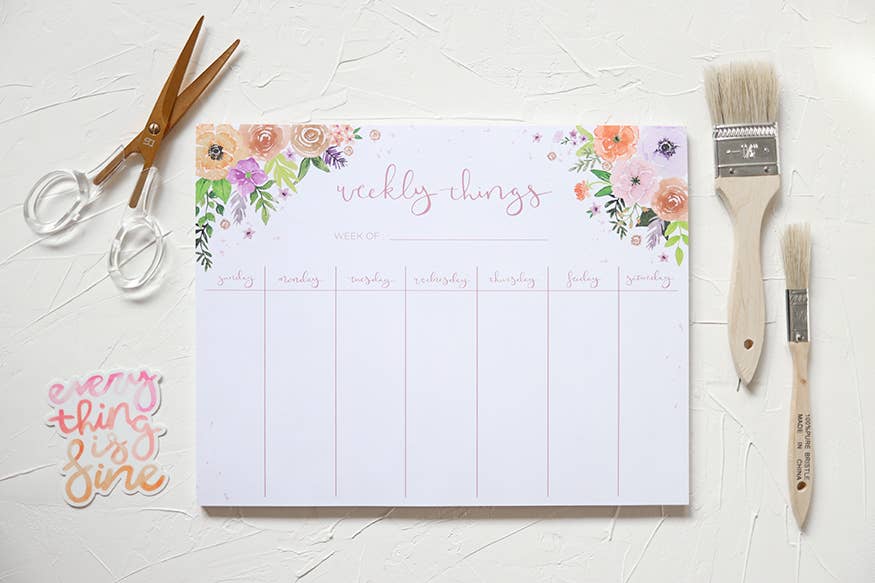 Weekly Things Notepad