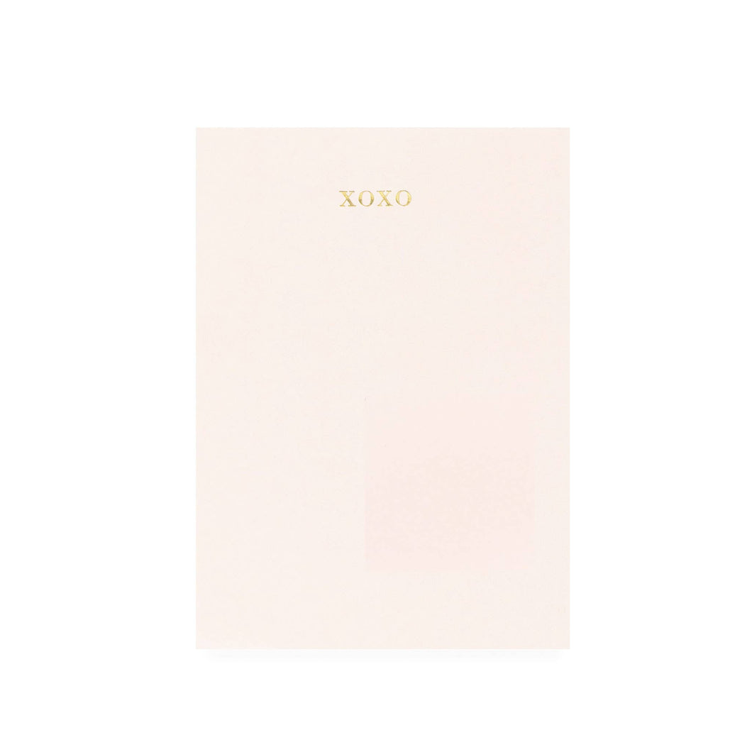 Mini Notepad, Pink xoxo