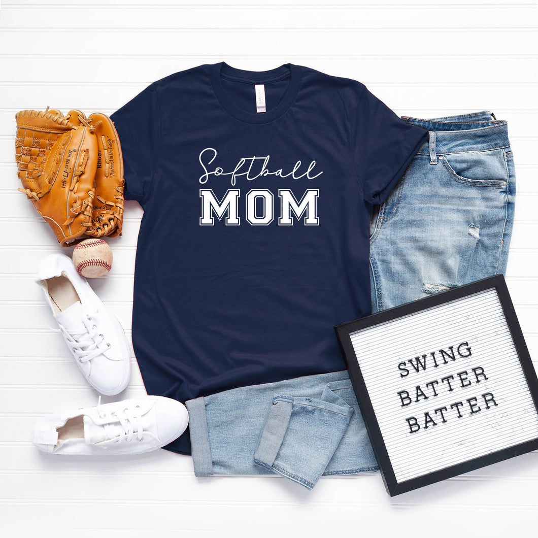 Softball Mom | Short Sleeve Graphic Tee