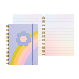 Rainbow Flower Notebook