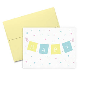 Baby Banner Neutral Card