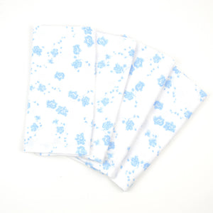 Ditsy Floral Blue Dinner Napkin Set