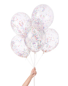 CONFETTI Balloons - Helium Inflated!