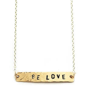 Be Love Necklace 14k Gold