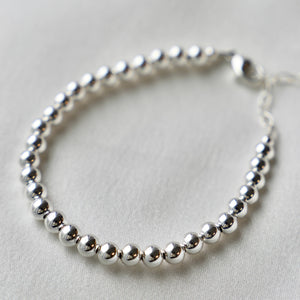Silver Filled Beaded Bracelet