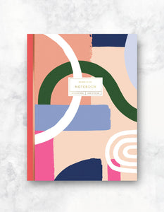 Color Block 120-Page Notebook