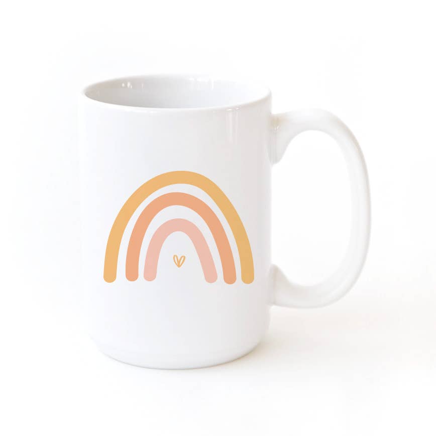 Rainbow Porcelain Ceramic Coffee Mug