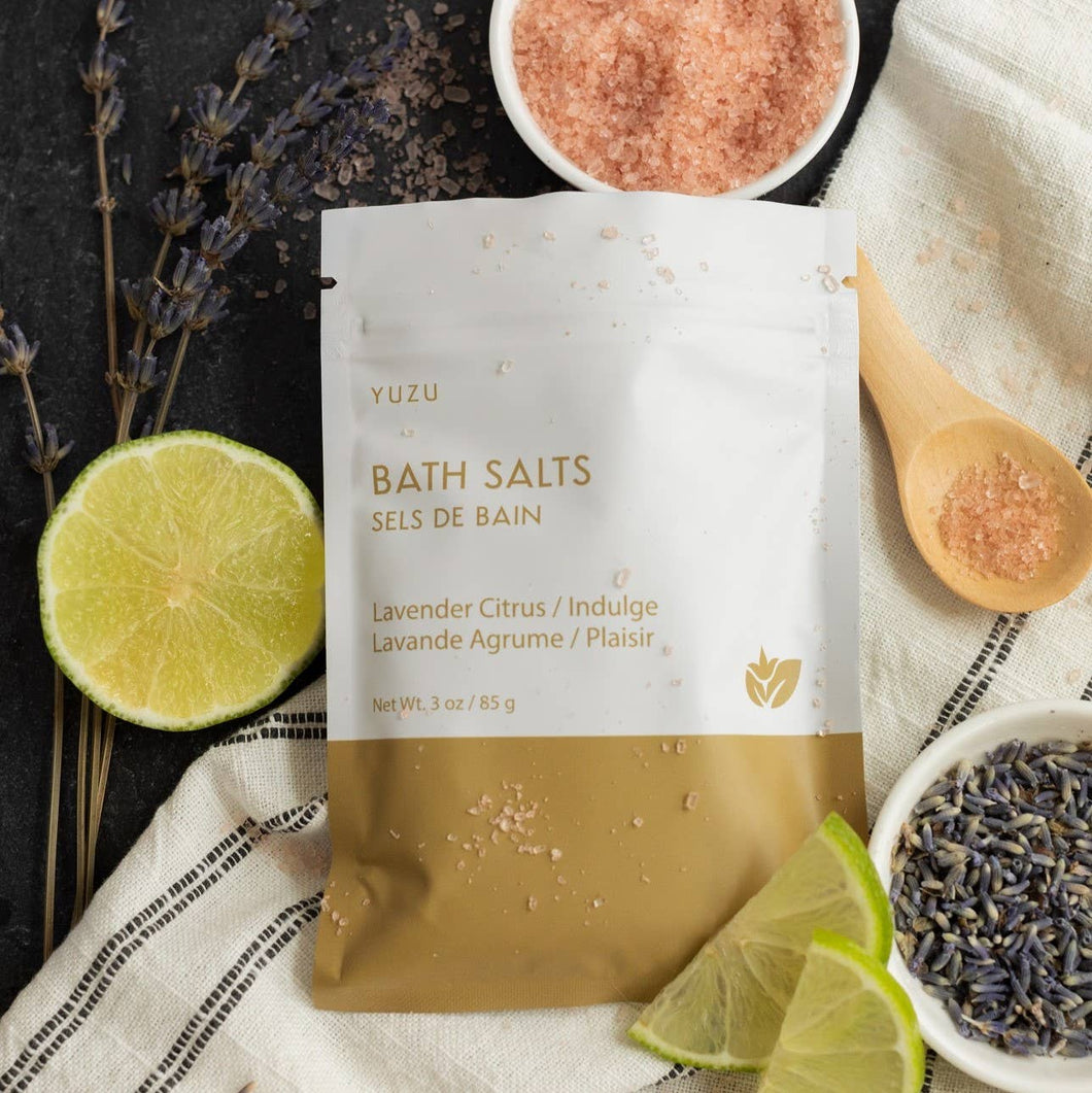 Mini Packet Lavender Citrus Bath Salts 3oz