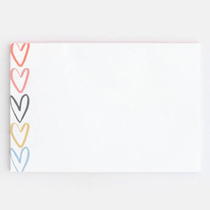 Multi Outline Heart Desk Pad
