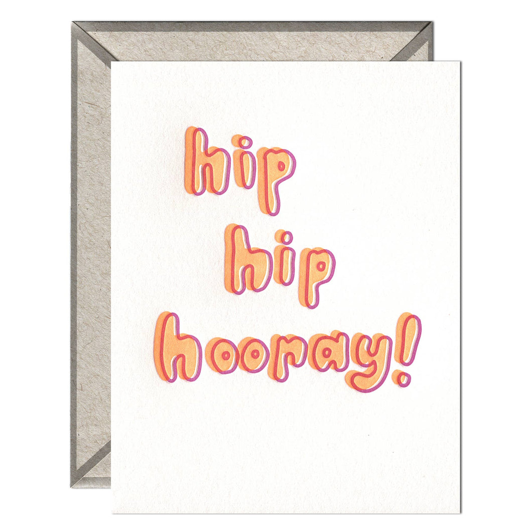Hip Hip Hooray Card
