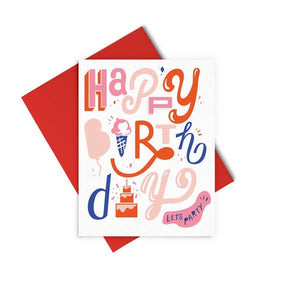 Happy Birthday Letters Card