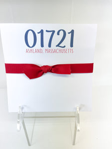 Ashland Zip Code Chubbie Notepad - Navy