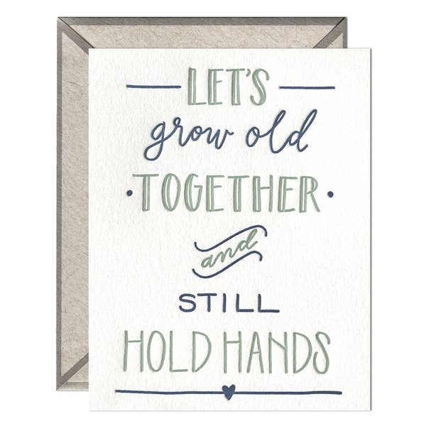 Still Hold Hands Card