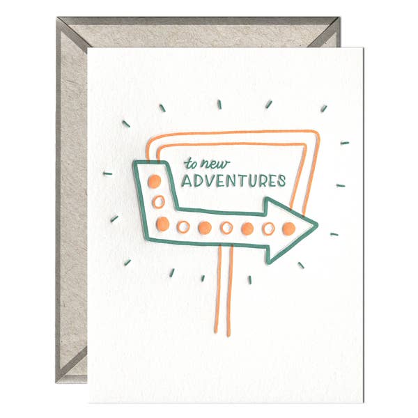 To New Adventures Card